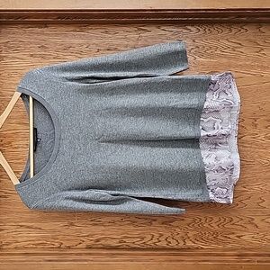 NWOT WHBM 3/4 Sleeve Top size S